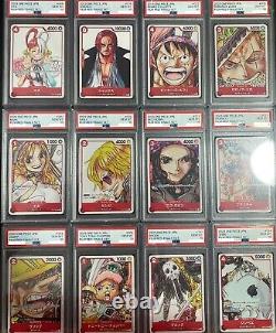 One Piece PSA 10 GEM MINT Film Red Finale Set Complete Set 12 CARD. Japanese