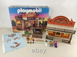 Playmobil 3787 Western Golden Nugget Saloon Rare Set 100% Complete Mint