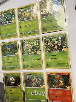 Pokemon 25th Anniv. McDonalds Complete Master Set 50/50 Cards & GRADED PIKACHU! A
