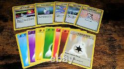 Pokemon Base Set Complete Uncommon Common 70 Card Lot EX / NM