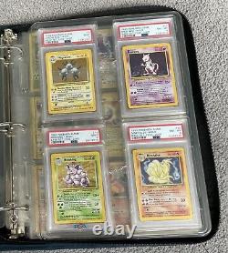 Pokemon Base Set UK 4th Print Complete set NM withSequentially Graded Holos
