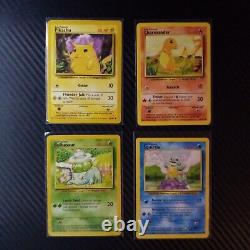 Pokémon Base Set Unlimited PART COMPLETE. Lightly Played NM condition