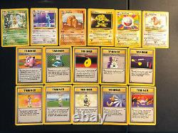 Pokemon Card Lot Complete Base set 102/102 with Charizard Blastoise & Venusaur