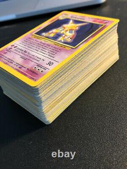 Pokemon Card Lot Complete Base set 102/102 with Charizard Blastoise & Venusaur