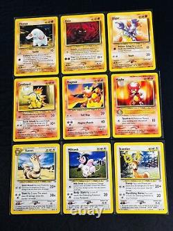 Pokemon Card Neo Genesis Set Near Complete Uncommon, Commons, Rares