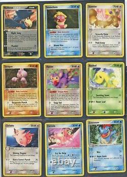 Pokemon Card Part Complete Non Holo Ex Unseen Forces Set NM+/Mint 78 Cards