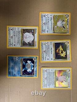 Pokemon Cards Base Set 2 Part Complete 6 Holo, Rares, Uncommon WOTC NM/M
