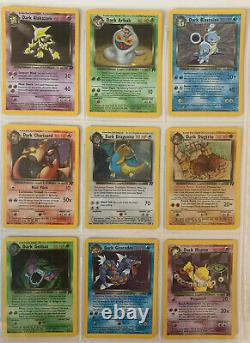 Pokemon Cards Complete Full Set Dark Team Rocket Mint 82/82 Mint PSA Quality