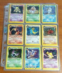 Pokemon Cards Complete Set Team Rocket USED 83/82 Collection NM MINT / Near Mint