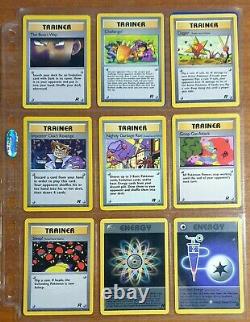 Pokemon Cards Complete Set Team Rocket USED 83/82 Collection NM MINT / Near Mint