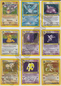 Pokemon Cards VINTAGE OUT OF PRINT Complete Sets 1996 2018 (Pre EX GX Lv X)