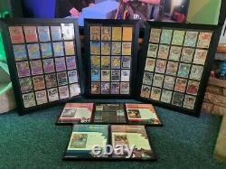 Pokemon Celebrations Complete Framed Master Set Inc. Mint Gold Cards 70/70