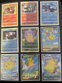 Pokemon Celebrations Complete Set & Pokemon Go Near Complete Set (in binder)