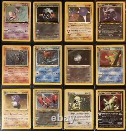 Pokemon Collection Complete All Neo Set Near Mint/Mint (Holo/Shining PSA Worth)