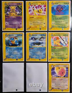Pokemon Expedition Base Set Near-Complete All Rares Uncommon Common Near-Mint