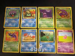 Pokemon Fossil 1st Edition COMPLETE Common Bundle NM to Mint 16 Cards 1999
