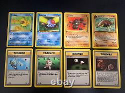 Pokemon Fossil 1st Edition COMPLETE Common Bundle NM to Mint 16 Cards 1999