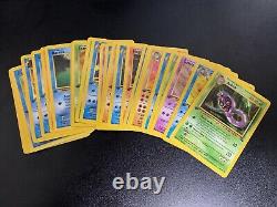 Pokemon Fossil 1st Edition COMPLETE Uncommon And Common Set 31/62 NM to Mint