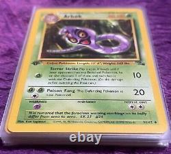 Pokemon Fossil 1st Edition Complete Uncommon Set of 16 cards Mint/nm WOTC RARE