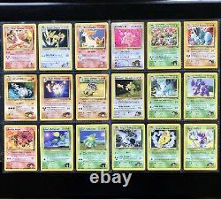 Pokemon GYM CHALLENGE Set COMPLETE Uncommon Common Non Holo Cards /132 Lot NM MT
