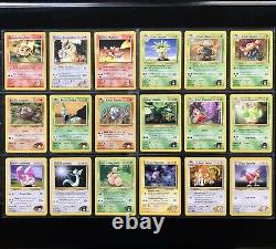 Pokemon GYM HEROES Set COMPLETE Uncommon Common Non Holo Cards /132 Lot NM WOTC