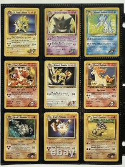 Pokemon Gym Challenge complete card set NEAR MINT Wizards of the Coast MUST SEE