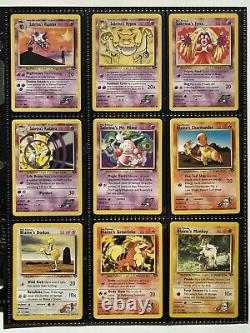 Pokemon Gym Challenge complete card set NEAR MINT Wizards of the Coast MUST SEE