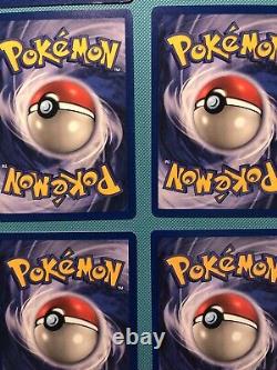 Pokémon Jungle Near Complete 1st Edition Uncommon Set