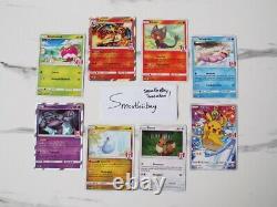 Pokemon KFC Limited Ed. Promo Complete 8 Cards Set Indonesia Exclusive NM-MINT
