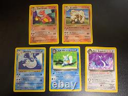 Pokemon Legendary Collection COMPLETE Mint Common, Uncommon, Trainer 74 Cards