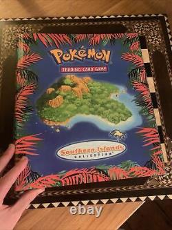 Pokemon Southern Islands Complete Set + Binder Amazing Condition 18/18