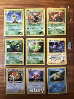 Pokemon TCG Gym Heroes Non Holo Part Complete Set Common & Uncommons NM