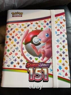 Pokemon TCG Scarlet & Violet 151 Complete Base Set in binder inc. Revs, Promos