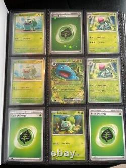 Pokemon TCG Scarlet & Violet 151 Complete Base Set in binder inc. Revs, Promos