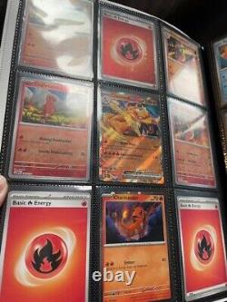 Pokemon TCG Scarlet & Violet 151 Complete Base Set in binder inc. Revs, Promos