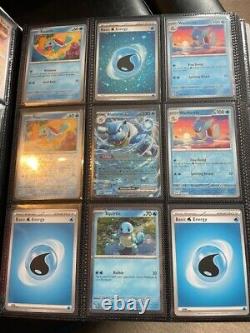 Pokemon TCG Scarlet & Violet 151 Complete Base Set in binder inc. Revs, Promos