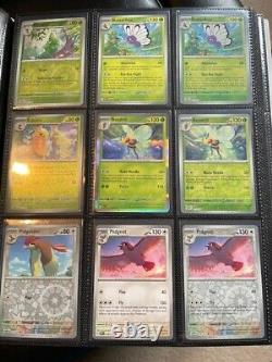 Pokemon TCG Scarlet & Violet 151 Complete Base Set in binder inc. Revs, Promos