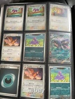 Pokemon TCG Scarlet & Violet 151 Complete Base Set in binder inc. Revs, Promos