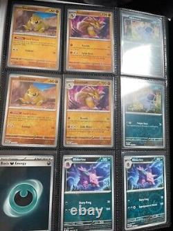 Pokemon TCG Scarlet & Violet 151 Complete Base Set in binder inc. Revs, Promos