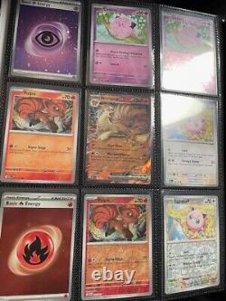 Pokemon TCG Scarlet & Violet 151 Complete Base Set in binder inc. Revs, Promos