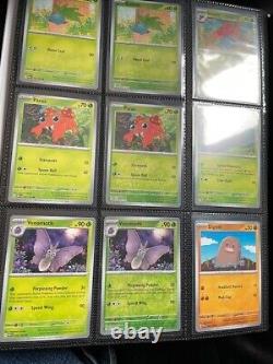 Pokemon TCG Scarlet & Violet 151 Complete Base Set in binder inc. Revs, Promos