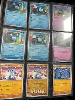 Pokemon TCG Scarlet & Violet 151 Complete Base Set in binder inc. Revs, Promos