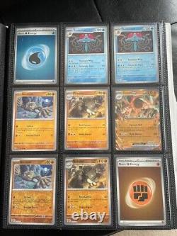 Pokemon TCG Scarlet & Violet 151 Complete Base Set in binder inc. Revs, Promos