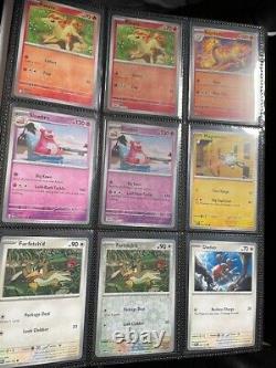 Pokemon TCG Scarlet & Violet 151 Complete Base Set in binder inc. Revs, Promos