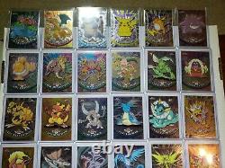 Pokemon Topps Chrome Base Series 1 & 2 Complete 151 Set NM/Mint Condition