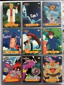 Pokemon Topps Series 1 Complete Set # 1-90 NM/M in Folder & 9 Pocket Pages