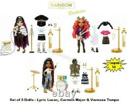 Rainbow High Rockstar Doll COMPLETE SET LOT PRESALE