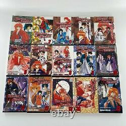 Rurouni Kenshin Near Complete Series Set Manga Book Lot Vol 1-28 No 25 English