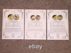 SUPER RARE Elvis King of Rock n' Roll GOLD Coins MINT CONDITION COMPLETE SET