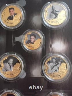SUPER RARE Elvis King of Rock n' Roll GOLD Coins MINT CONDITION & COMPLETE SET